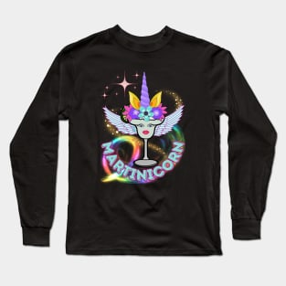 Martinicorn - Funny Unicorn Long Sleeve T-Shirt